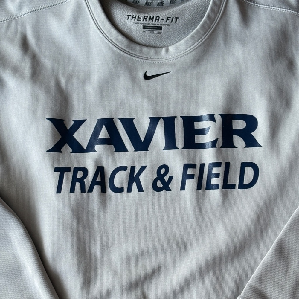 Xavier University (OH) Track & Field Fleece Unisex Sweatshirt - NWOT - Picture 2 of 8